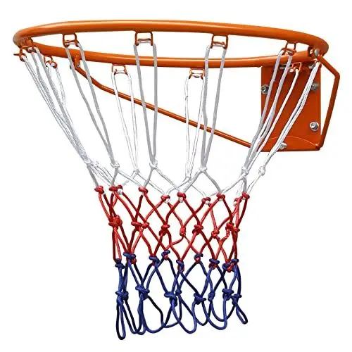 Produktbild: FUNJEPE Professioneller faltbarer Basketballkorb mit Basketballnetz, für drinnen und draußen, zum Aufhängen, 45 cm, für jedes Wetter