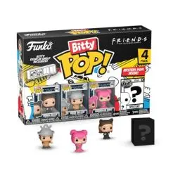 Produktbild: Funko Bitty Pop! Friends - Monica As Catwoman 4PK - Monica Geller™ (Halloween Costume), Ross Geller™ (Halloween Costume), Chandler Bing™ (Halloween Costume) und eine Überraschungs-Mini-Figur - Nan