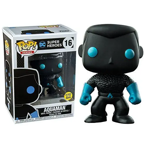 Produktbild: Funko POP! Justice League: Aquaman Silhouette Glow in The Dark Vinyl Figure 10cm