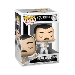 Produktbild: Funko POP! Rocks: Queen - Freddie Mercury - (I was Born to Love You) - Sammelfigur aus Vinyl - Offizielle Merchandise - Spielzeug für Kinder & Erwachsene - Musikfans