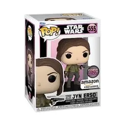 Produktbild: Funko POP! Star Wars: Power of The Galaxy - Jyn Erso - Star Wars Rogue One - Amazon-Exklusivität - Vinyl-Sammelfigur - Geschenkidee - Spielzeug für Kinder und Erwachsene - Filmfans.