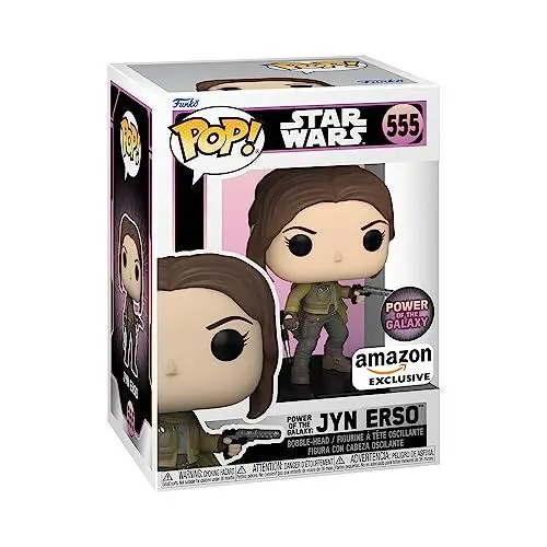 Produktbild: Funko POP! Star Wars: Power of The Galaxy - Jyn Erso - Star Wars Rogue One - Amazon-Exklusivität - Vinyl-Sammelfigur - Geschenkidee - Spielzeug für Kinder und Erwachsene - Filmfans.
