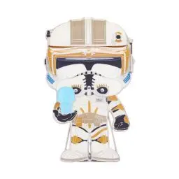 Produktbild: Funko Pop! Large Enamel Pin Star Wars: Commander Clone Cody Cody Emaille-Nadeln - Niedliche Brosche Zum Sammeln - Für Rucksäcke & Taschen - Geschenkidee - Offizielle Handelswaren