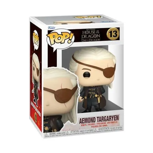 Produktbild: Funko Pop! TV: House of The Dragon - Aemond Targaryen - 1/6 Quote Für Seltene Chase-Variantease - Vinyl-Sammelfigur - Geschenkidee - Offizielle Handelswaren - TV Fans - Modellfigur Für Sammler