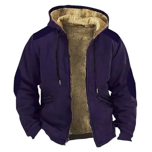 Produktbild: Funktionsjacke Herren Herren-Jacken Outdoor Jacken für Herren Regenjacke Herren Wasserdicht Atmungsaktiv Outdoor Daunenjacken für Herren Outdoor Jacken für Herren Skianzüge Blau 7Xl