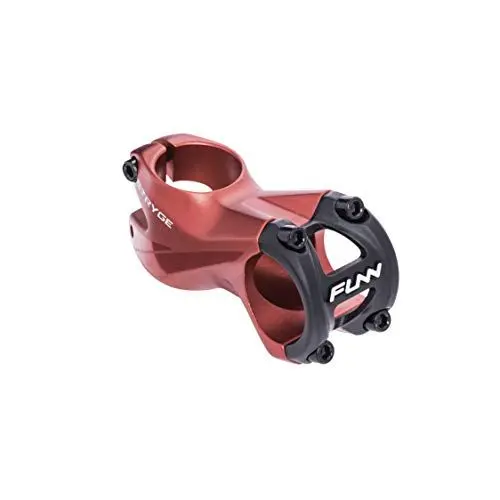 Produktbild: FUNN Stryge Fahrrad-Vorbau mit 7 Grad - Länge 60mm Vorbau mit 31,8mm Lenkerklemmung, Fahrrad-Vorbau für Mountainbike, BMX-Bike, Rennrad und Gravel-Bike (Rot)