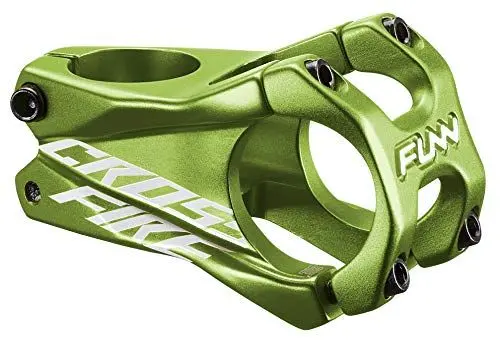 Produktbild: FUNN Crossfire Mountainbike Vorbau mit 31,8 mm Lenkerklemmung - Langlebiger und Leichter Legierungs-Vorbau für Mountainbike und BMX-Bike, Länge 50 mm Vorbau (Grün)