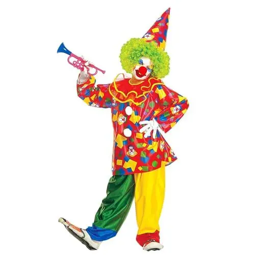 Produktbild: W WIDMANN MILANO Party Fashion - Kinderkostüm Funny Clown, Coat mit Kragen, Hose, Hut, Zirkus, Motto-Party, Karneval