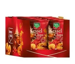 Produktbild: funny-frisch Kessel Chips Sweet Chili und Red Pepper,10er Pack (10 x 120 g)