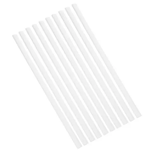Produktbild: FUNOMOCYA 10St Mappe aktenkoffer aktentaschen aktenordner unterlagen schulordner übungsheft Bindestäbe Buch Dia Binder Zugstangenclip Buchbinderei-Folienbinder Büroklammern Plastik Weiß