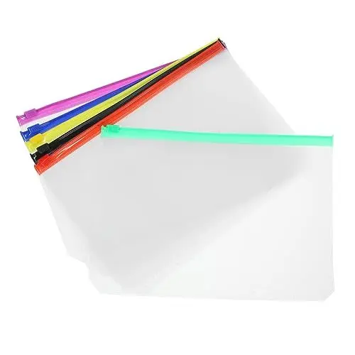 Produktbild: FUNOMOCYA 12 Stück Notebook Aufbewahrung Dokumententasche Extra Dicke Aufbewahrungstasche Loseblatt Buch Reißverschlusstasche Pvc Reißverschlusstasche Reißverschlusstasche Für