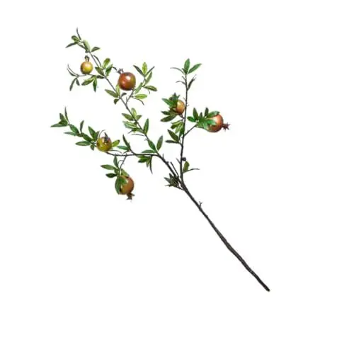 Produktbild: FUNOMOCYA Blumenzubehör Lebensechte Künstliche Granatapfelfrüchte Beeren Für Dekorationsarrangements