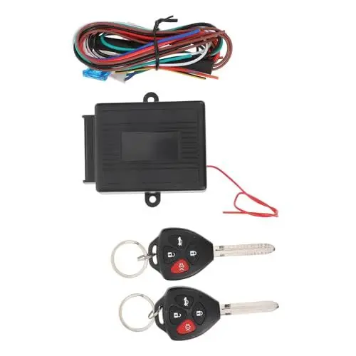 Produktbild: FUNOMOCYA 1 Satz Autoschloss Mit Schlüssellosem Zugang Auto Zentralverriegelung Mit Fernbedienung Kit Mit Schlüssellosem Zugang Fernstart Auto Fernbedienung Zentralverriegelung