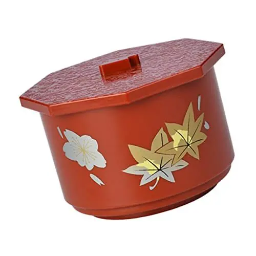 Produktbild: FUNOMOCYA Abs Material Suppe Schüssel 8 Ecke Miso Container Deckel Dekorative Geschirr Für Hause