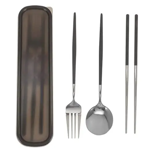 Produktbild: FUNOMOCYA Multifunktionales Besteckset Für Die Reise Im Freien Leichte Löffel Essstäbchen Kompakt Für Hosentaschen Und Beutel Ideal Fürs Büro