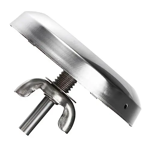 Produktbild: FUNOMOCYA 1 Stück Grillthermometer für Grill Fleischthermometer Großes Display Edelstahl Bimetall Thermometer für Backofen