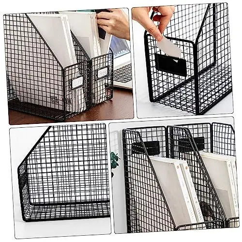 Produktbild: FUNOMOCYA 1pc Einfache Finishing Rack Eisen Buch Stand Desktop Bücherregal Für Computer Schreibtisch Buch Lagerung Rack