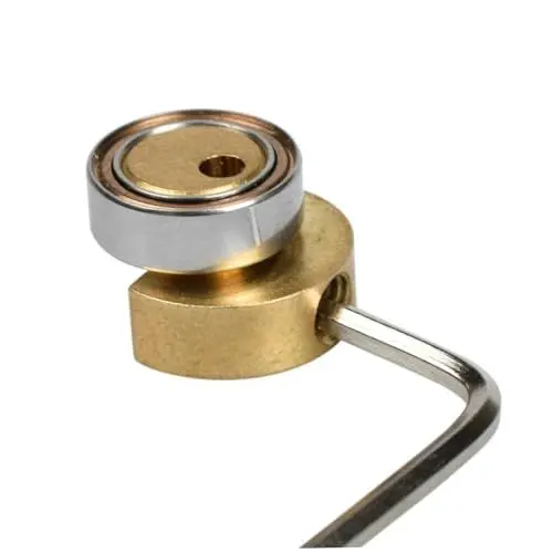 Produktbild: FUNOMOCYA 1 5-mm-steckschlüssel Inklusive Halbrundes Verstellbares Rad Für Maschinenzubehör Edelstahl Goldenes Finish