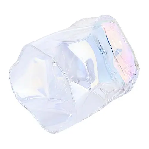 Produktbild: FUNOMOCYA 1stk Whiskyglas Transparente Tasse Cocktailbecher Aus Glas Nordisches Geometrisch Cocktailglasschale Zarte Tasse Whiskybecher Getränkegläser Heimfeld Bleifreies Glas Alkohol