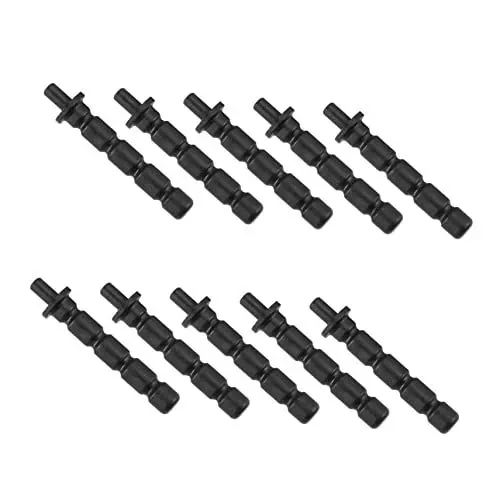 Produktbild: FUNOMOCYA Ergonomische Haken Zum Aufhängen An Der 20 Stück Pegboard-haken Display-haken Supermarkt- -ausstellung Schwarz