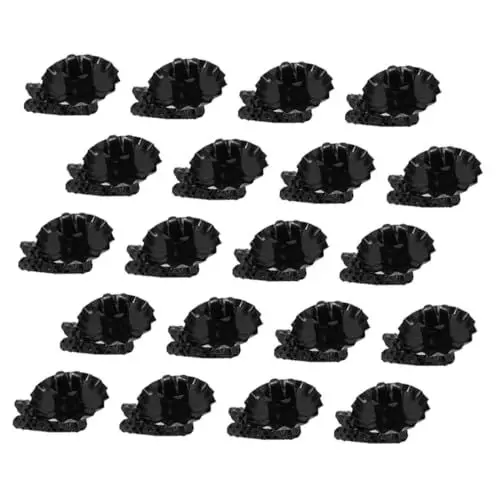 Produktbild: FUNOMOCYA Entzückende Weihnachtsbaum-Kerzenhalter Kerzenhalter-Clips aus Metall 20 Stück Großpackung Vintage-Stil für Dekorationen Partys und Veranstaltungen