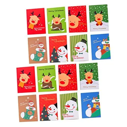 Produktbild: FUNOMOCYA 24St Weihnachtstaschenbuch weihnachtsschneemann notizbuch Mini-Weihnachtsnotizbuch weihnachtsmotiv weihnachts figuren Geschenkidee Weihnachts-Notizblock Cartoon-Notizblock Papier