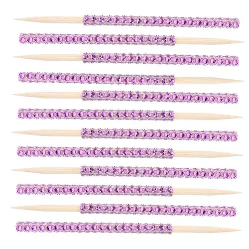 Produktbild: FUNOMOCYA Strass-sticks 24 Stück Holz-süßigkeiten-sticks Für Schokolade Karamell Dekoration Party-zubehör Kuchen-stick