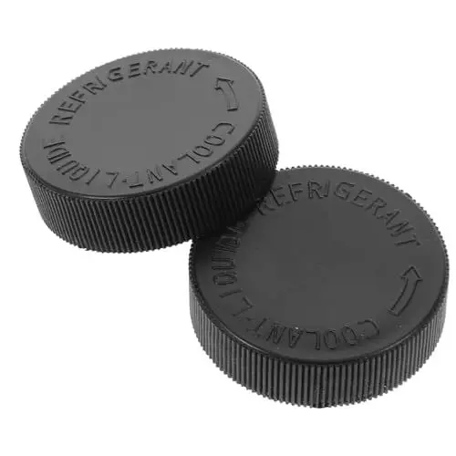 Produktbild: FUNOMOCYA 21712-79900 Motor Kühlmittel Kappe Set 2pcs Kühler Tank Deckel Abdeckung Für