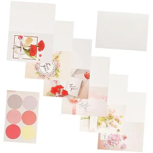 Produktbild: FUNOMOCYA Dankeskarten in Leuchtenden Farben 12er-pack Elegante Grußkarten Für Nagelstudios Und Boutiquen