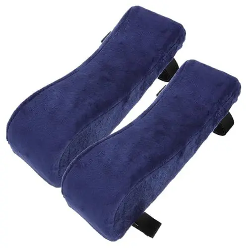 Produktbild: FUNOMOCYA Bequemes Ellenbogenkissen für Gaming-Stuhl 2er-Pack Armlehnenpolster Armbezüge für Büro- und Gaming-stühle