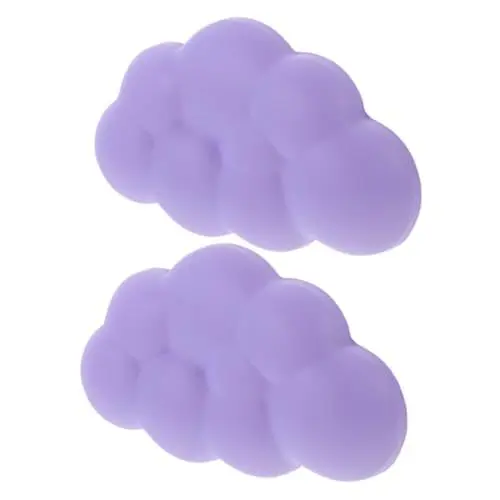 Produktbild: FUNOMOCYA 2 stücke Tastatur Handgelenk Rest Pad Cloud Handgelenk Rest Tastatur Unterstützung Rest für Büro Gaming Schriftsteller