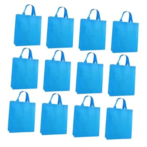 Produktbild: FUNOMOCYA 30 Stück Non-Woven-Taschen Einkaufstasche aus Stoff reisen Tragetaschen für Partygeschenke faltbar Taschen behandeln Supermarkt Tasche Einkaufstüten einkaufen Vlies Zufällige Farbe