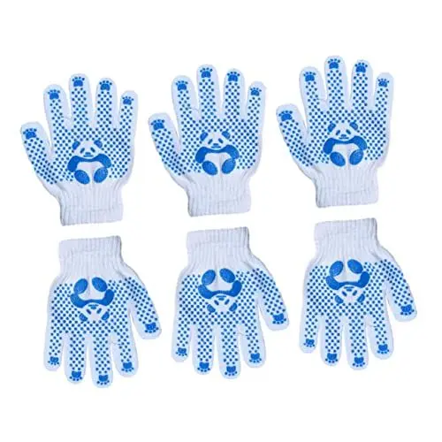 Produktbild: FUNOMOCYA Gartenhandschuhe-set Für Jungen Und Mädchen 3 Paar Baumwoll-schutzhandschuhe Für 6–12 Jahre Weiches Material Für Bequemes Tragen