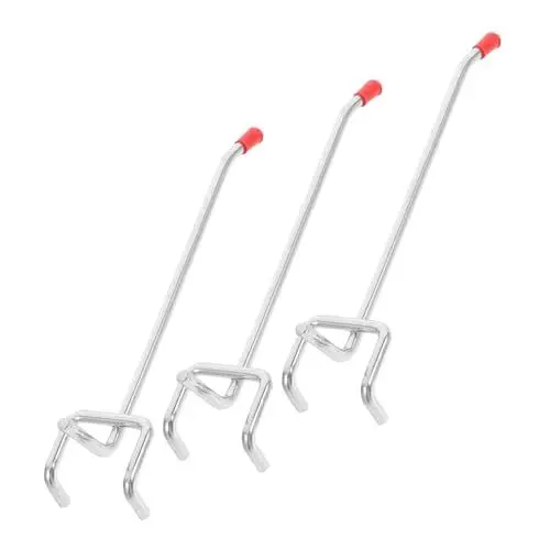 Produktbild: FUNOMOCYA J-Haken 3er-Set robuste Eisenhaken -Organizer-Haken Werkzeug-Display-Haken Supermarkt-Haken