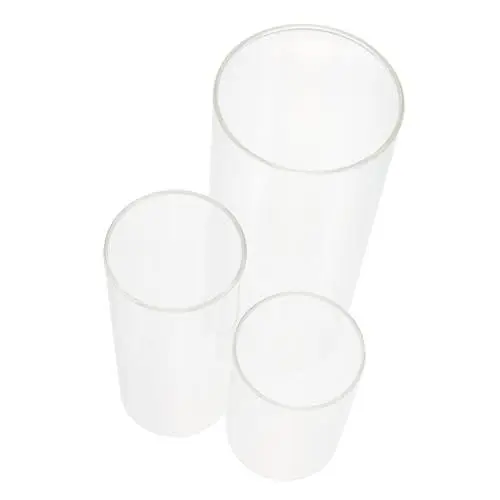 Produktbild: FUNOMOCYA 3stücke Zylindervase Aus Dekorative Transparente Blumenvase Praktischer Blumen Und Kerzenhalter Für Hochzeiten Und Pflanzenschmuck