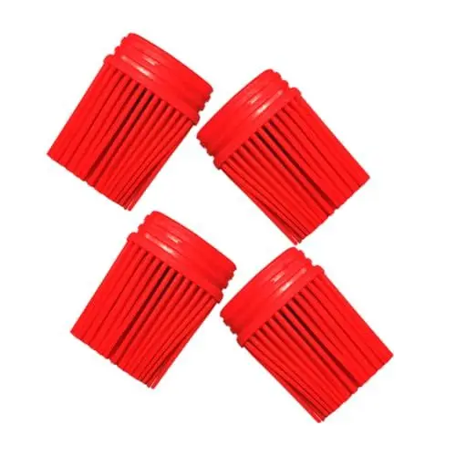 Produktbild: FUNOMOCYA 4 Stück Grillbürste bbq zubehör butterbürste Grillwerkzeug BBQ-Pinsel Kochbürste Grillpinsel Basterpinsel Grillölbürste Silikonbürste zum Kochen Ölbürstenwerkzeug Kieselgel rot
