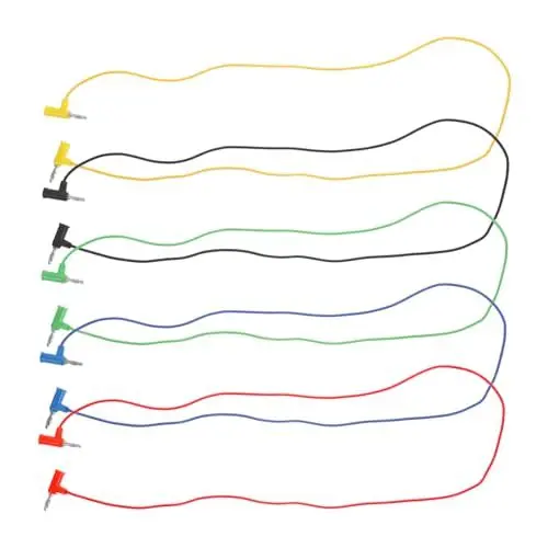 Produktbild: FUNOMOCYA Robuste Bananenstecker Test 4mm Bananenstecker Kabel Kit Für Voltmeter Multimeter