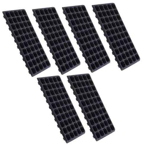 Produktbild: FUNOMOCYA 6St Pflanzschale für den Garten Sukkulenten Pflanzen klarer Behälter Sprouting Tray gartenwerkzeuge Anlage Gemüsefach Pflanzenstartertablett Pflanzschale mit Mehreren Fächern PVC
