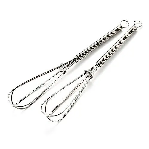 Produktbild: FUNOMOCYA Schneebesen Eier-/Sahneschläger multifunktionaler tragbarer Schneebesen mit Federgriff für den Handmixer in der Küche