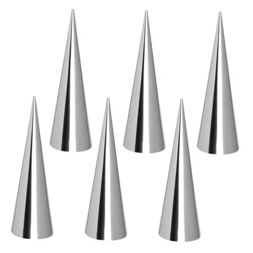 Produktbild: FUNOMOCYA 6 Stück Teiliges Kegelförmige Backformen aus Croissant und Sahnehorn Mold für Zuhause Langlebig und Spülmaschinenfest für Hobby und Profibäcker