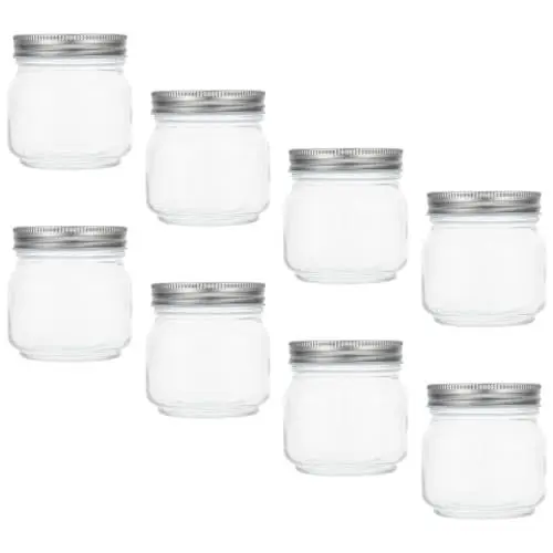 Produktbild: FUNOMOCYA 8-teiliges Mini-leergläser-set Luftdichte Glasbehälter Für Honig Marmelade Und Leckereien