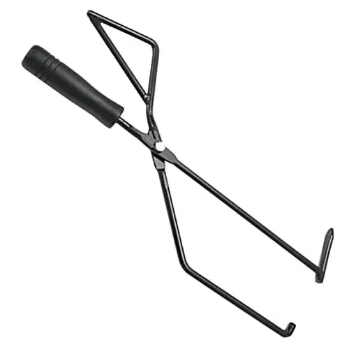 Produktbild: FUNOMOCYA BBQ-Holzkohlezange camping zubehör Campingzubehör grillzylinder Grillclip extra langes Greifwerkzeug Kaminwerkzeug kaminofen grillzubehör Holzzange Greifwerkzeug aus Metall Eisen
