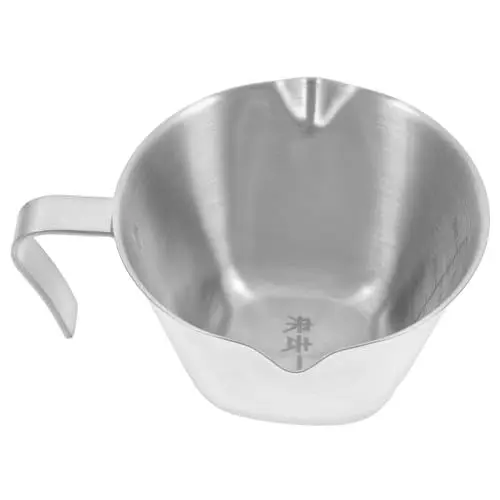 Produktbild: FUNOMOCYA Home Espresso Tasse Edelstahl Doppel Düse Messbecher Design Ergonomische Griff Wiederverwendbare