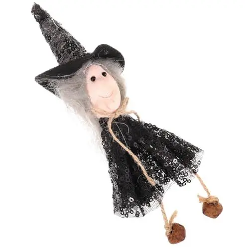 Produktbild: FUNOMOCYA Hängende Halloween-hexenpuppe Dekoration Für Garten Und Party Anhänger Mit Mysteriöser Atmosphäre