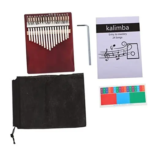 Produktbild: FUNOMOCYA Kalimba-klavier Für Anfänger Tragbare Kalimba Aus Holz Ergonomisches Design Fingerpiano Für Kinder Und Erwachsene