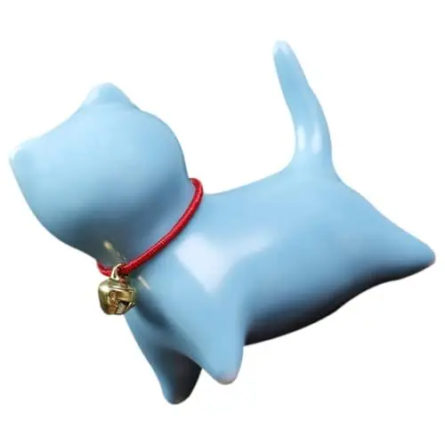 Produktbild: FUNOMOCYA Keramik Katzendekor Tierfigur Ideales Für Katze