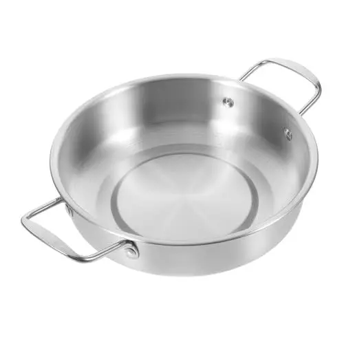 Produktbild: FUNOMOCYA Kessel mittelgroßer Topf Ramentopf Nudeltopf Kochtöpfe Kochutensilien 201 Edelstahl Topf Arbeit auf Bratpfanne Hot Pot Gebratenes Huhn Nudel Südkorea