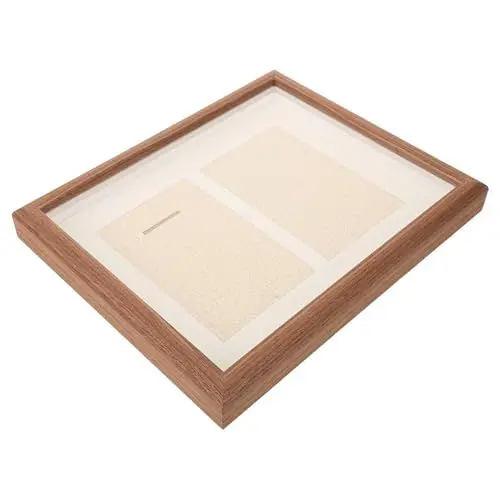 Produktbild: FUNOMOCYA 10-Zoll-einzelloch-medaillenvitrine Holz-schattenbox-Rahmen Platzsparender Bilderrahmen Zur Medaillenpräsentation