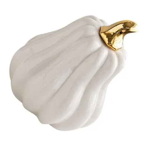 Produktbild: FUNOMOCYA Einzigartige Keramik-kürbisstatue Halloween-Ornamente Kürbis-tischdekoration