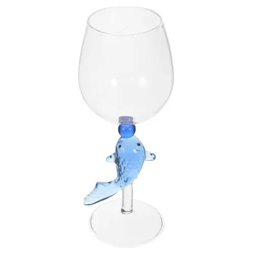 Produktbild: FUNOMOCYA Flaschenglas Schnapsbecher Aus Glas Partybecher Weinbecher Mit Fuß Dekorative Kelche Mehrzweck-cocktailbecher
